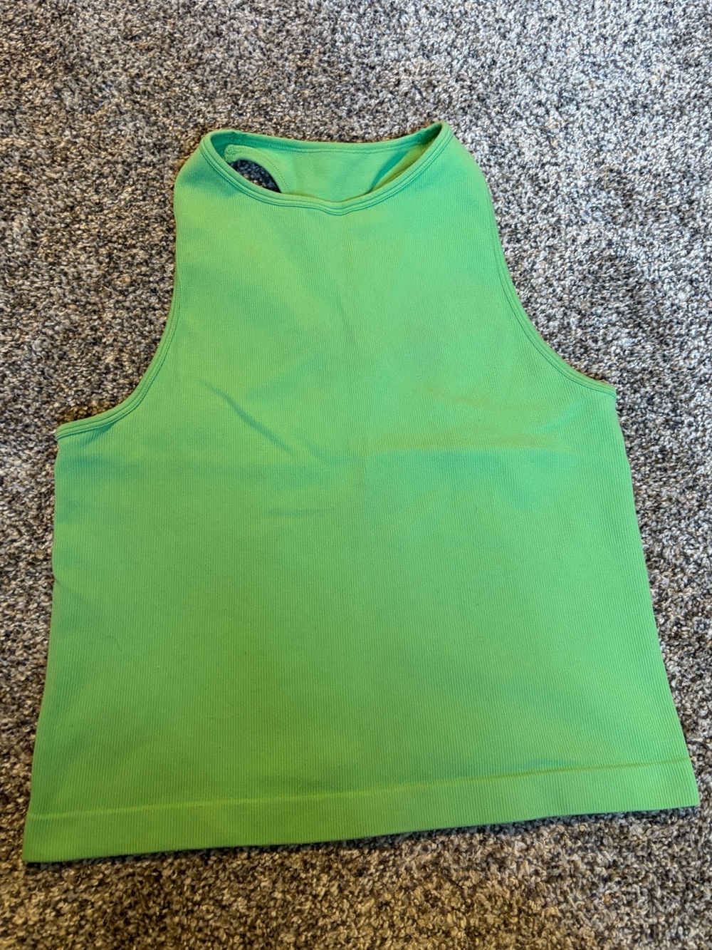 Free People Bright Green High Neck Tank